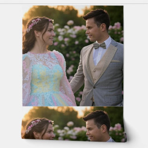 Add Wedding Photo Customise Wallpaper