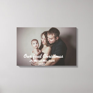 Add Wedding photo or other 's Wrapped Canvas