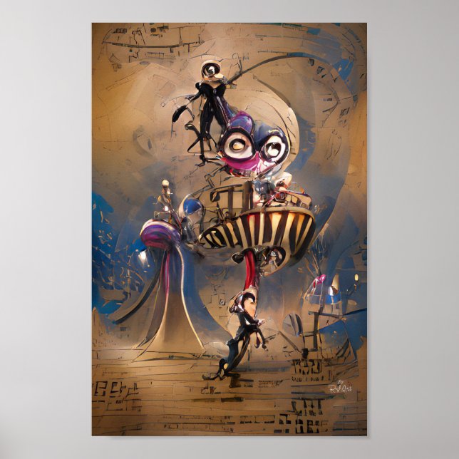 Add Whimsy to Your Space with Big Circus Fantasy A Poster (Front)
