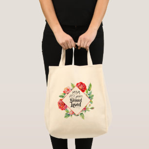ADD Year Born AGE Birthday Gift for Women Roses Tote Bag