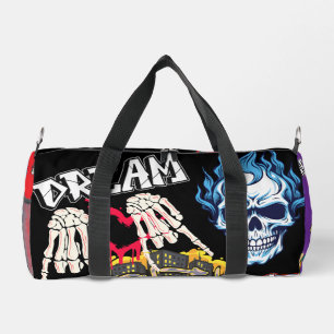 Add you name streetart illustrations Spooky black Duffle Bag