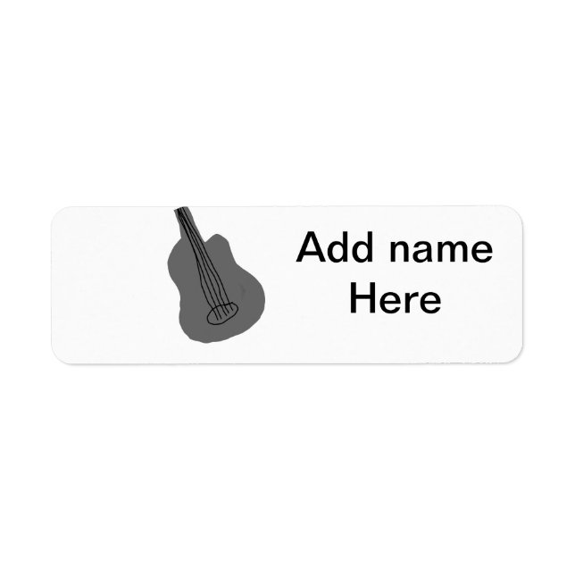 Add you name text brown acoustic guitar editable t (Front)