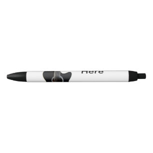 Add you name text brown acoustic guitar editable t black ink pen