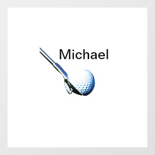 Add you name text golf ball club sports equipment