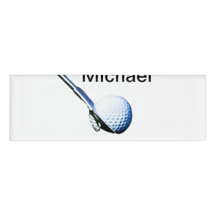 Add you name text golf ball club sports equipment tag
