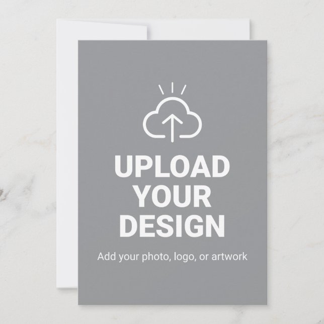 Add Your Artwork Design Invitation (Front)
