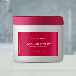 Add Your Brand Custom Colour Modern Product Label