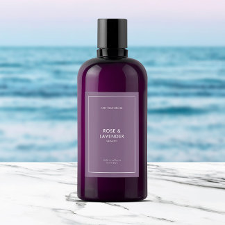 Add Your Brand Custom Colour Modern Product Label 