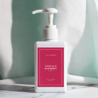 Add Your Brand Custom Colour Modern Product Label