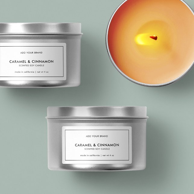 Add Your Brand Minimalist Modern Product Label (Creator Uploaded)