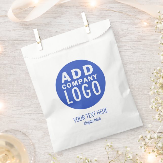Add Your Branded Corporate Business Logo Favour Bags (Clipped)