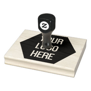 Add Your Business Logo Address Rubber Stamp