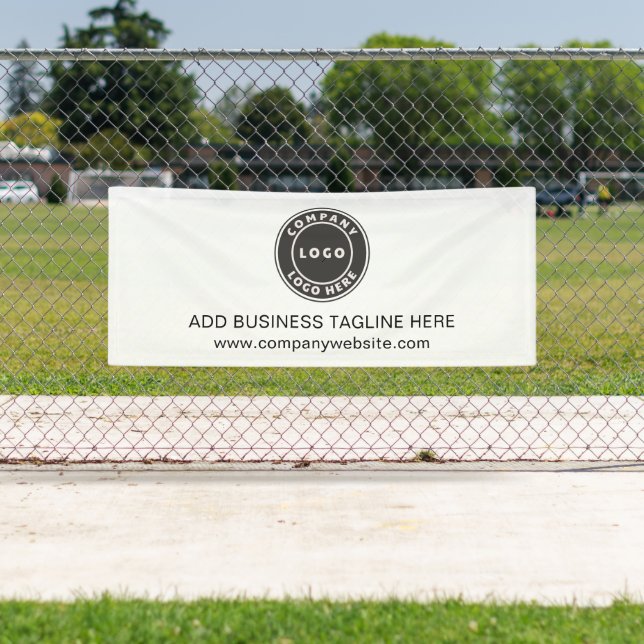 Add Your Business Logo and Company Website Banner (Insitu)