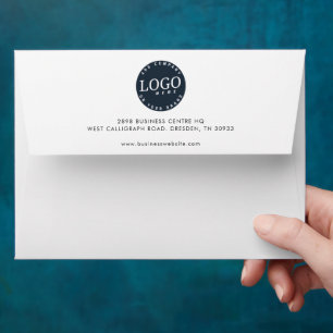 Add Your Business Logo and Company Website Envelope