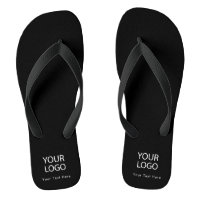 Add Your Business Logo and Text Custom Black