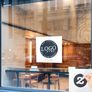 Add Your Business Logo and Website Minimalist