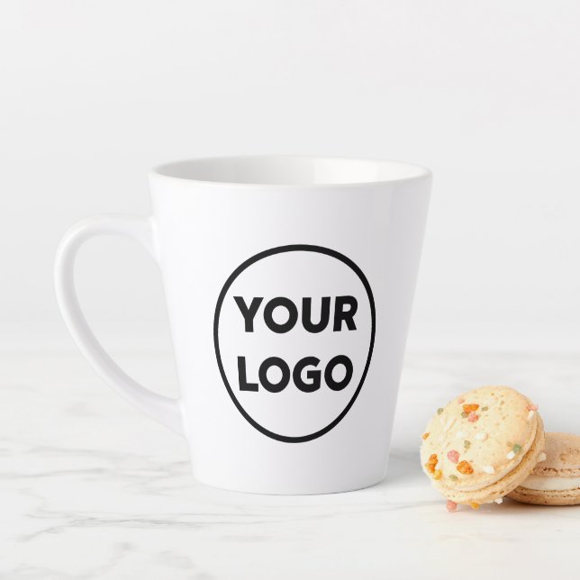 Add Your Business Logo Branded Latte Mug (In Situ)