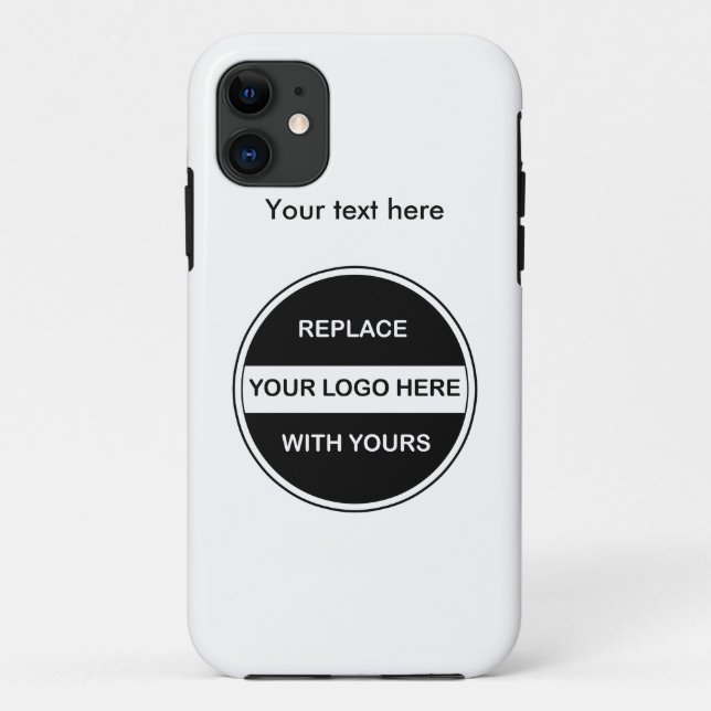 Add Your Business Logo Case-Mate iPhone Case (Back)