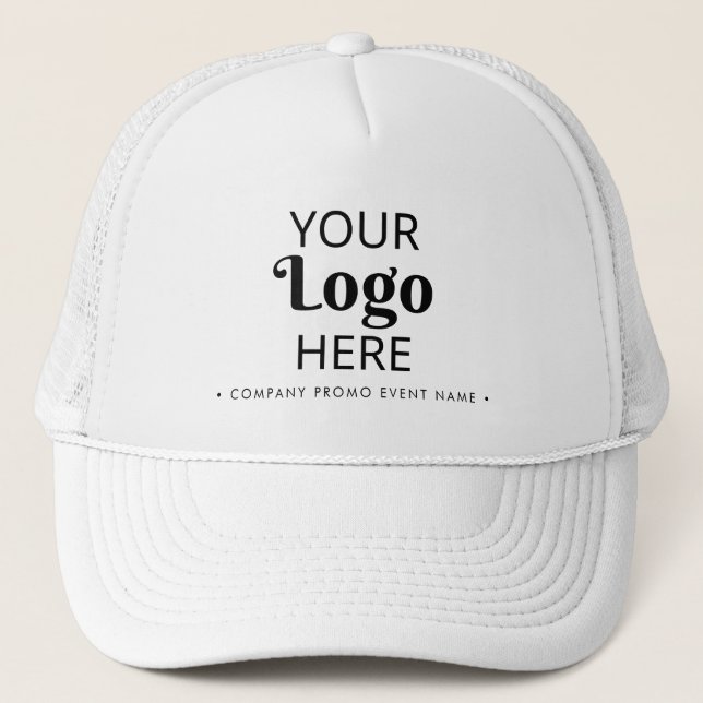 Add Your Business Logo Company Name Promotional Trucker Hat (Front)