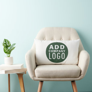 Add Your Business Logo Corporate Employees Lumbar Cushion