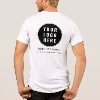 Add Your Business Logo Corporate Events Swag Tri-Blend Shirt