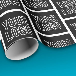 Add Your Business Logo, Photo or Uploaded Design Wrapping Paper