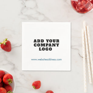 Add Your Business Logo Showroom Staff Room Paper Napkin
