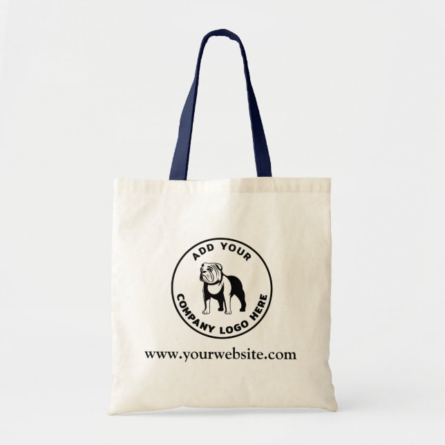 Add Your Business Logo Vet Tech Service Company Tote Bag (Front)
