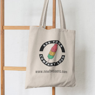 Add Your Business Logo Website Address Employee Tote Bag