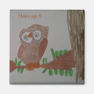 Add your childs art to magnets
