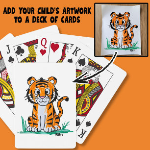 Add Your Child's Artwork to Playing Cards