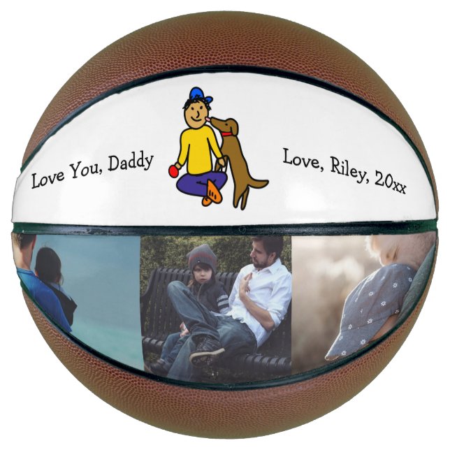 Add Your Child's Artwork to this  Basketball (Front)