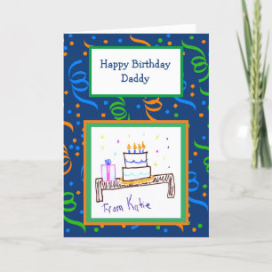 Add your Child's Artwork to this Birthday Card