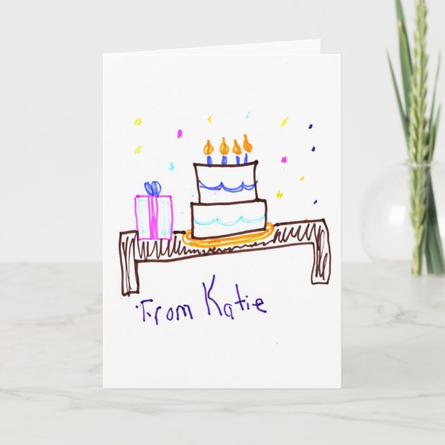 Add your Child's Artwork to this Card (Front)