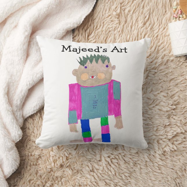 Add your Child's Artwork to this  Cushion (Blanket)