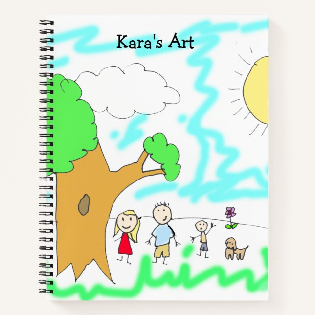 Add your Child's Artwork to this Notebook (Front)