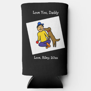 Add Your Child's Artwork to this Seltzer Can Cooler