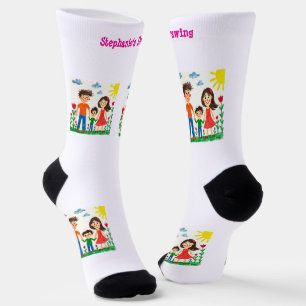 Add your Child's Artwork to this Socks