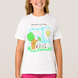 Add your Child's Artwork to this   T-Shirt