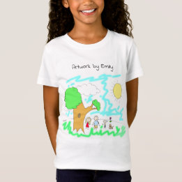 Add your Child's Artwork to this   T-Shirt