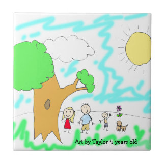 Add Your Child's Artwork to this Tile