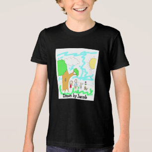Add your Child's Artwork to this Tri-Blend Shirt