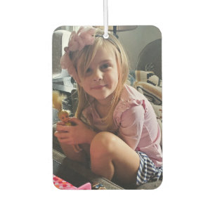 Add your Child's Photo to this  Car Air Freshener