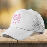 Add Your Club Name Tennis Icons Any Colour Trucker Hat<br><div class="desc">Easily customise this hat by adding your club or society name by clicking the "Personalise" button. You can change the background, font colour etc by clicking the "Edit with Design tool". Perfect for any club, business, or school society. Order as many or as fewer as required. There's no setup fee...</div>