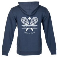 Add Your Club Name Tennis Logo Navy Blue Custom