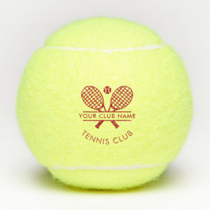 Add Your Club Name Tennis Sports Team Any Colour Balls
