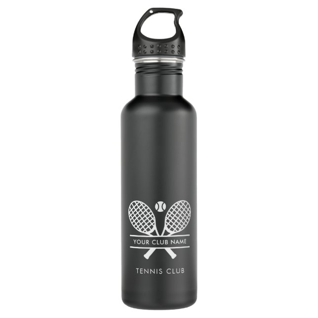 Add Your Club Name Tennis Team Any Colour 710 Ml Water Bottle (Front)