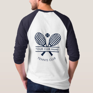 Add Your Club Name Tennis Team Captain Custom T-Shirt