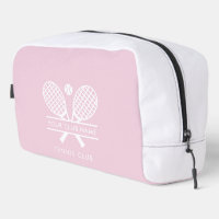 Add Your Club Name Tennis Team Pink White