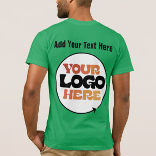 Add Your Company Business Logo Photo Image Custom T-Shirt